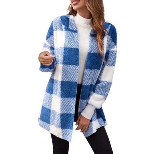 Generisch Damen Warme Lang Mantel Trenchcoat Wolljacke Locker Longline Winterjacke mit Taschen Wollmantel Hemdjacke Wool Coat Einreihig Urlaub Freizeit Damenbekleidung Reisen Damenjacke für Generisch Damen Warme Lang Mantel Trenchcoat Wolljacke Locker Longline Winterjacke mit Taschen Wollmantel Hemdjacke Wool Coat Einreihig Urlaub Freizeit Damenbekleidung Reisen Damenjacke für von Generisch