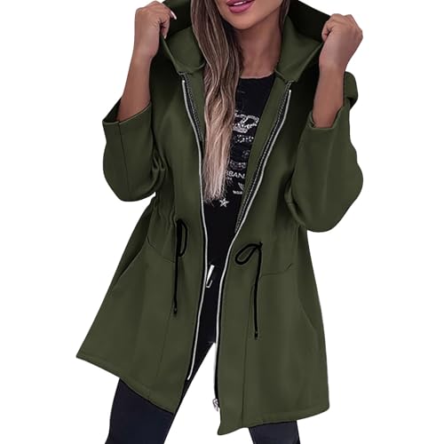 Generisch Damen Wasserabweisender Trenchcoat in lockerer Passform Wintermantel Damen Warm Knielang Damen Mantel Rot Gr 54 Generisch Damen Wasserabweisender Trenchcoat in lockerer Passform Wintermantel Damen Warm Knielang Damen Mantel Rot Gr 54 von Generisch