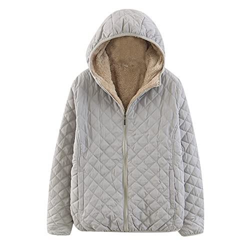 Generisch Damen Winter Mantel Steppmantel Winter Jacke Parka Leather Jacket Woman Herbst Übergangs Jacke Lang Damen Steppjacke Damen Leicht Beige Schützt Sie Vor Wind Und Regen von Generisch