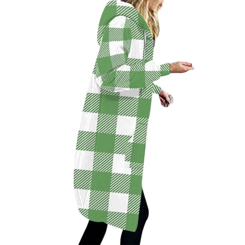 Generisch Damen Winterjacke Lang Mit Kapuze Wintermantel Warm Winddicht Mantel Elegant Damen Steppmantel Winter Jacke Damen Cardigan Lang Schwarz Longjacke Damen Übergang Xxl von Generisch