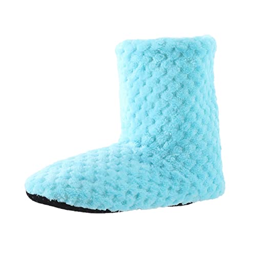 Generisch Damenschuhe Damen Stiefeletten Ankle Boots Klassische Mode Bequeme Baumwollschuhe für Winter Stilvolle Damenfußbekleidung (Blue, 43) von Generisch