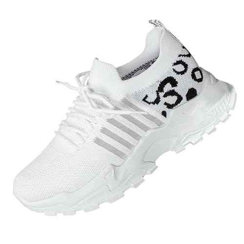 Generisch Damenschuhe Sommer Sneaker Damen Damen Sneaker Einfarbig Frontreißverschluss Design Dicke Sohle Lässige Sportschuhe Regenbogen Schuhe Weich rutschfest Weiche Plateau Trainer von Generisch