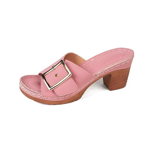 Generisch Damenschuhe Sommer den Alltag, lässige Kleidung, Zehendesign, Obermaterial, Keilabsatz, Bequeme Schlupfschuhe für Frühling Sommer Skateboard Schuhe Mit Rollen Damen (38) von Generisch