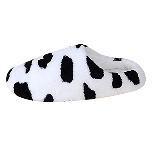 Generisch Damenschuhe Sommerschuhe Gelb Giraffenmuster Korallen Samt Schlafzimmer Hausschuhe Home On Schuhe Indoor Schuhe Durchsichtige Schuhe Damen (A, M) von Generisch