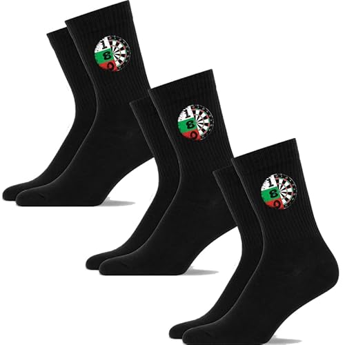 Generisch Dart Dartspieler 180 Dartsport-Fan - Atmungsaktive Sportsocken Tennissocken Crew Socks Baumwolle Socken Generisch Dart Dartspieler 180 Dartsport-Fan - Atmungsaktive Sportsocken Tennissocken Crew Socks Baumwolle Socken von Generisch