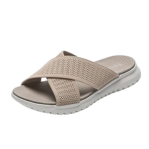 Generisch Deal Of The Day Pantoletten Damen Sommer Rode Barfuss Schuhe Hausschuhe Zehentrenner Schwarz Mit Weichem Fußbett Sandalette Kinder Sandalen Jungen 27 Wide Fit Weiss Flach 43 Weite H 34 von Generisch