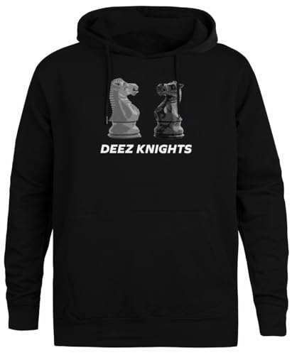 Generisch Deez Knights Funny Chess Schwarzer Kapuzenpullover Unisex Hoodie Generisch Deez Knights Funny Chess Schwarzer Kapuzenpullover Unisex Hoodie von Generisch