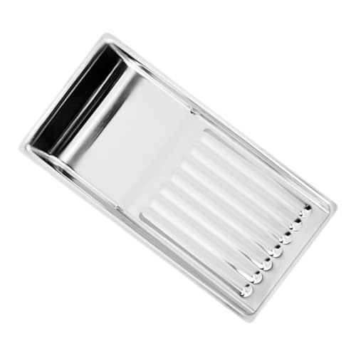Generisch Desinfektionstablett für Beauty Tools Metalltablett für Maniküre Tattoo Zubehör Badezimmer Organizer Vielseitig Einsetzbar für Küchen von Generisch