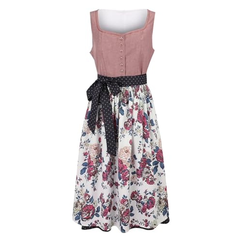Generisch Dirndl Bluse Damen Trachtenrock Damen Retro Dirndelkleider Midi Trachtenkleid Trachtenmode Dirndl-Komplettsets Lang Festlich Dirndlkleid Grosse GröSsen Dirndlbluse Oktoberfest-Kostüm von Generisch