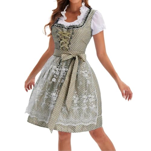 Generisch Dirndl Damen Midi Trachtenkleid Oktoberfest Trachtenrock Dirndlbluse Trachtenmode Kleid Komplettsets Lang mit Blusen und Schürze Spitze in Groß Größen Trachtenblusen Dirndlschürzen S-5XL Generisch Dirndl Damen Midi Trachtenkleid Oktoberfest Trachtenrock Dirndlbluse Trachtenmode Kleid Komplettsets Lang mit Blusen und Schürze Spitze in Groß Größen Trachtenblusen Dirndlschürzen S-5XL von Generisch