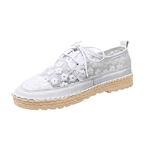 Generisch Dirndl Schuhe Damen Bequeme Elegante Atmungsaktive Walkingschuhe Mesh Freizeitschuhe Sommerschuhe Sport Oktoberfest Turnschuhe Trachten Sneaker Bestickte Spitzen Brautschuhe Hochzeitsschuhe von Generisch