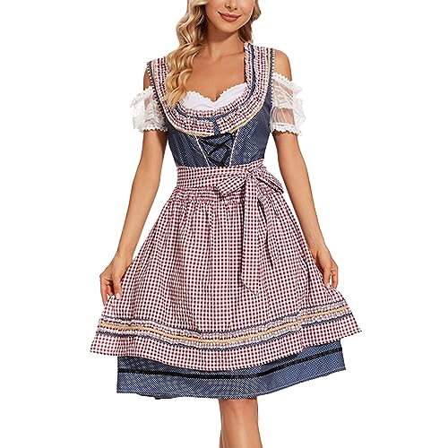 Generisch Dirndl Trachtenrock Damen Oktoberfest Kostüme Kurzarm Elegant Trachtenkleid Dirndlkleid Trachtenrock Besondere Anlässe 3 Teilig Dirndl-Komplettsets Dirndl Blusen Generisch Dirndl Trachtenrock Damen Oktoberfest Kostüme Kurzarm Elegant Trachtenkleid Dirndlkleid Trachtenrock Besondere Anlässe 3 Teilig Dirndl-Komplettsets Dirndl Blusen von Generisch