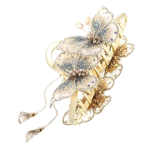 Generisch Doppelte Schmetterlings Haarklammer aus Hochwertigem Robustem Material Dekorative Haarklammer für Damen für Dünnes und Dickes Haar Hochzeit und Besondere Anlässe von Generisch