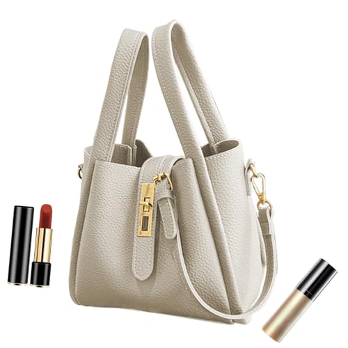 Generisch Eimerhandtasche,Vintage Handtasche Eimerform - Casual Ausstattung Für Camping Reisen Radfahren Spazieren Park Gym Dating Pendeln Arbeit Outdoor Büros von Generisch