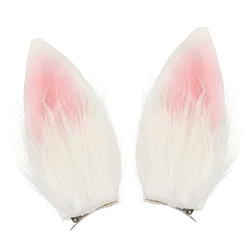Generisch Einzigartige Cosplay Requisite Cosplay Kostüm Requisiten Hasenohren Haarreif Hasenohren Haarspangen Ohrhaarnadel Osterkaninchen Kopfbedeckung Haarspangen Neujahr von Generisch