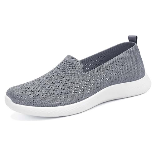 Generisch Elegant Damen Freizeitschuhe Slip On Sneaker Orthopädische Wanderschuhe Bequem Freizeitschuhe mit Mesh-Obermaterial Atmungsaktive Walking Schuhe Outdoor Leicht Flache Sohle Schuhe Generisch Elegant Damen Freizeitschuhe Slip On Sneaker Orthopädische Wanderschuhe Bequem Freizeitschuhe mit Mesh-Obermaterial Atmungsaktive Walking Schuhe Outdoor Leicht Flache Sohle Schuhe von Generisch