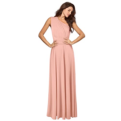 Generisch Elegante Kleider Damen Für Hochzeit Wickelkleid, Wandelbar, Multiway-Kleider Abendkleider Für Brautjungfern Hochzeitsgästekleider Frauen Cocktailkleid Blitzangebote von Generisch