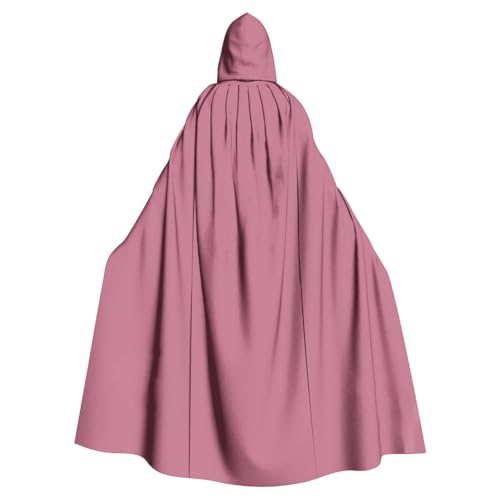 Generisch Erwachsene Kapuzenumhang Mantel Frauen Männer Halloween Kostüm Maskerade Kostüm Weihnachtsfeier Robe Dicker Winterschal Damen (Pink, S) von Generisch