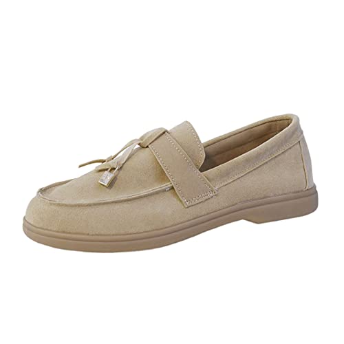 Generisch Espadrilles Für Damen Slipper Sommer Ballerina Sommerschuhe Herren Flache Schuhe Frühling Schlupfschuhe Leichte Bequem Segeltuchschuhe Ballerinas Sportlich Stoffschuhe von Generisch