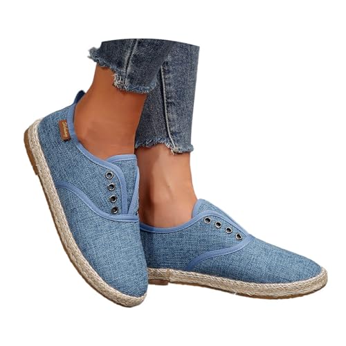 Generisch Espadrilles für Damen & Herren I Sommerlatschen Latschen Sommer Slipper Sommerschuhe Freizeitschuhe Flache-Schuhe Leinenschuhe Canvas Sneaker Damen-Slip-On Unisex, atmungsaktiv & bequem Generisch Espadrilles für Damen & Herren I Sommerlatschen Latschen Sommer Slipper Sommerschuhe Freizeitschuhe Flache-Schuhe Leinenschuhe Canvas Sneaker Damen-Slip-On Unisex, atmungsaktiv & bequem von Generisch