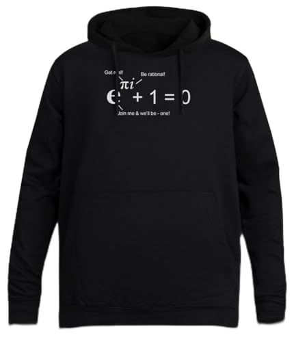 Generisch Eulers Identity The Most Beautiful Unisex Schwarzer Kapuzenpullover, Geschlechtsloser Pullover Generisch Eulers Identity The Most Beautiful Unisex Schwarzer Kapuzenpullover, Geschlechtsloser Pullover von Generisch