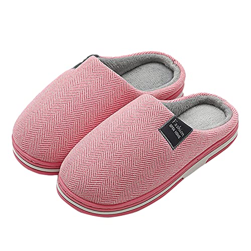 Generisch Extra Weite Damenschuhe Schuhe Herren Hausschuhe mit weichen Sohlen Warme Damenhausschuhe Damenhausschuhe aus Baumwolle Sommerkind Schuhe Damen Boots (38-39) von Generisch