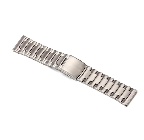 Generisch FYXT 22mm 24mm 26mm 28mm 30mm 32mm Uhrenarmband For Diesel-Uhrenarmband Silber Schwarz Gold Edelstahl Herrenuhrenarmband Lederarmband(Silver,26mm) von Generisch