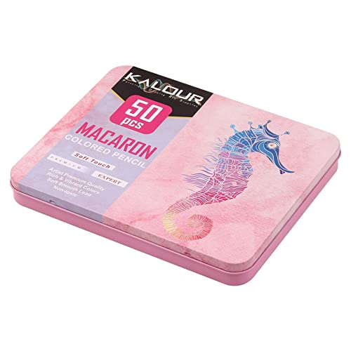 Generisch Farbstifte-Set – Skizzierstifte-Set | Zeichenstifte | 50 Buntstifte, Buntstifte, Großpackung mit glatten Pigmenten, vorgespitzte Buntstifte, Weichkern-Bleistiftsets auf Ölbasis für Kinder von Generisch