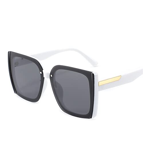 Generisch Fashion Retro Square Men and Women Sunglasses Outdoor Vacation Beach Sunglasses (Color : F, Size : Medium) von Generisch
