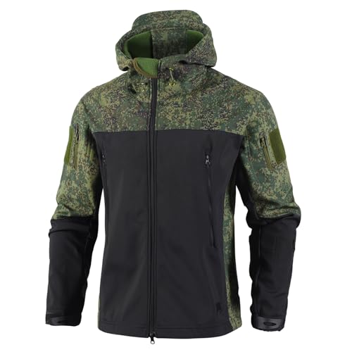Generisch Feldjacke Herren Jagd Winter Outdoor Kleidung Militär Kleidung Outdoor Jacken für Wasserdicht Taktische Winterjacke Herren Mehrfarbig L von Generisch