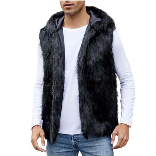 Generisch Fellweste Herren Winter Kunstfell Weste Ärmellos Winterjacke Kunstpelz Pelzweste Thermal Wintermantel Warm Plüschweste Plüsch Pelzjacke Einfarbig Felljacke Modisch Pelzmantel Outdoorjacke Generisch Fellweste Herren Winter Kunstfell Weste Ärmellos Winterjacke Kunstpelz Pelzweste Thermal Wintermantel Warm Plüschweste Plüsch Pelzjacke Einfarbig Felljacke Modisch Pelzmantel Outdoorjacke von Generisch