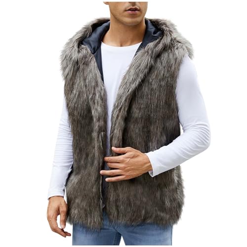 Generisch Fellweste Herren Winter Kunstfell Weste Ärmellos Winterjacke Kunstpelz Pelzweste Thermal Wintermantel Warm Plüschweste Plüsch Pelzjacke Einfarbig Felljacke Modisch Pelzmantel Outdoorjacke Generisch Fellweste Herren Winter Kunstfell Weste Ärmellos Winterjacke Kunstpelz Pelzweste Thermal Wintermantel Warm Plüschweste Plüsch Pelzjacke Einfarbig Felljacke Modisch Pelzmantel Outdoorjacke von Generisch