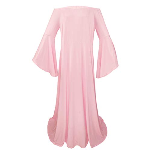 Generisch Festliche Umstandsmode, Damen Umstandskleid Sommer V-Ausschnitt Sommerkleid Elegant Stillkleid Umstandsmode Festlich Maxikleid Casual Schwangerschaftskleid Für Schwangere von Generisch