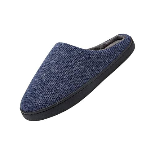 Generisch Filzpantoffeln Warm Winter Gefütterte Hausschuhe Elegant Pluesch Feste Sohle Slipper Soft Fluffy Wide Fit Hauspantoffeln Leicht rutschfest Hauspantoffeln Indoor Slippers von Generisch