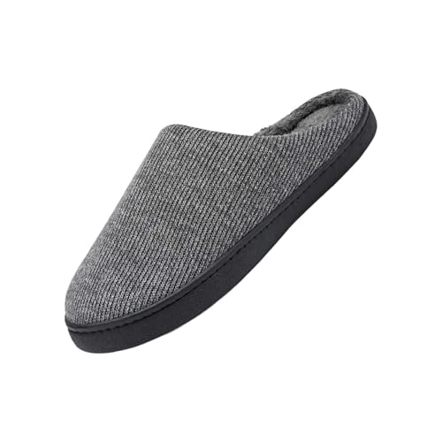 Generisch Filzpantoffeln Warm Winter Gefütterte Hausschuhe Elegant Pluesch Feste Sohle Slipper Soft Fluffy Wide Fit Hauspantoffeln Leicht rutschfest Hauspantoffeln Indoor Slippers von Generisch