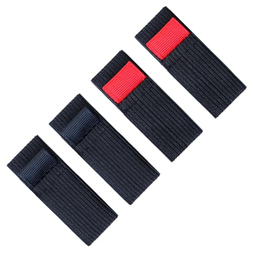Generisch Fischerei -Rollenbeutel, Fischerei -Rollenkoffer - 4X Fischerbeutelschutz,Elastic Rollenschutzgürtelband, Geräte im Freien, die Krawatten für Erwachsene Männer angreifen von Generisch