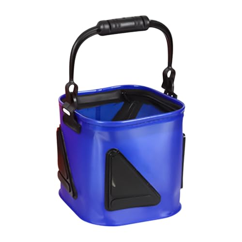 Generisch Fishing Bucket - Live Fish Bucket | Bait | Wider Handle Foldable Fishing Organizer | Multi-Functional Sports & Outdoors Accessory for Transport Kayaks Car Beach Boat Bank Outdoor von Generisch