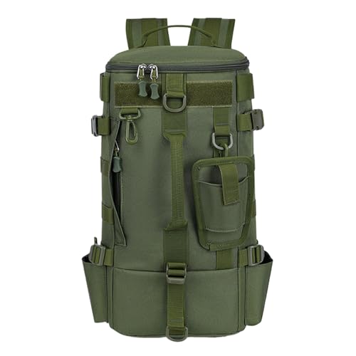 Generisch Fishing Tackle Backpack,Tackle-Rucksack Mit Rutenhalter | Wasserdichter Wanderrucksack Für Strandpicknicks Camping Wochenenden Und Kajaktouren von Generisch