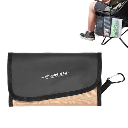 Generisch Fishing Tackle Tasche | wasserdichte Angeln Hüfttasche | Herausnehmbarer Köderbeutel Tragbar Für Männer Väter Outdoor Angeln Surf Boot Kayak Fluss See Teich Süßwasser Salzwasser von Generisch