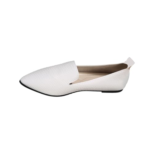 Generisch Flache Schuhe Damen Loafers Mary Jane Ballerinas, Elegant Walkingschuhe Bequem für die Freizeitschuhe Slip On Sommerschuhe Halbschuhe Ohne Schnürsenkel Schuhe Mokassins Outdoorschuhe von Generisch