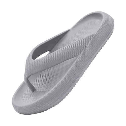 Generisch Flip Flops Pillow Slippers For Damen Herren Soft Slides Sandals Beach Flip Flops Non Slip Gym Beach House Sandals Strandsandalen Badelatschen Slip On Hausschuhe Urlaubspantoffeln von Generisch