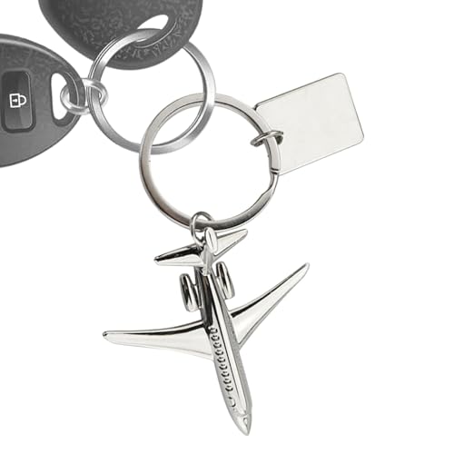 Generisch -Flugzeug-Schlüsselanhänger, Flugzeug-Schlüsselanhänger | Schlüsselanhänger aus -Legierung mit Gravur „Reisen“ - Handgefertigter Reise-Flugzeug-Flugzeug-Anhänger für Damen und Herren von Generisch