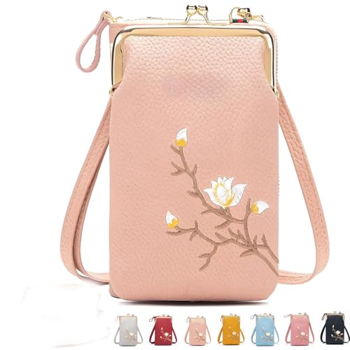 Generisch Forever Savour Women's Slingbag Phonepurse, Crossbody Bags for Women Travel, with Mobile Cell Phone (Pink) von Generisch