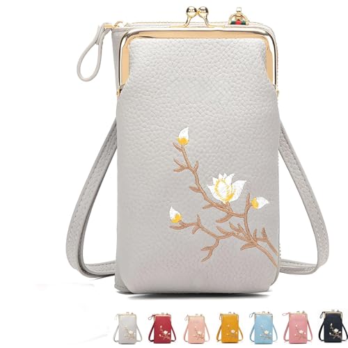 Generisch Forever Savour Women's Slingbag Phonepurse, Crossbody Bags for Women Travel, with Mobile Cell Phone (White) von Generisch