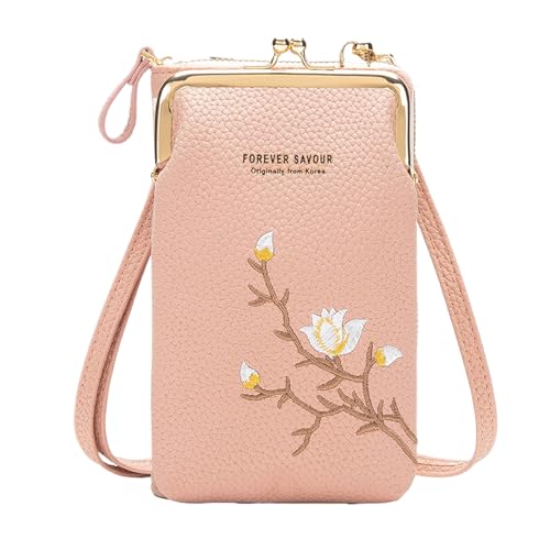 Generisch Frauen Schlinge Cross-Body Wallet, Mini-Schlinge, Passporthalter Satchel, Leichtes und kompaktes, verstellbares Riemen, 18x11x5 cm, für den Einkaufsferien des Trainings von Generisch