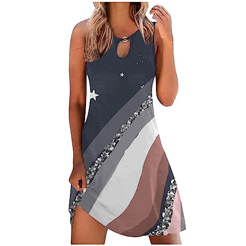 Generisch Freizeitkleid Damen Sommer Weiß Schön Baumwolle Leinen Casual Lose Basic Strandkleid Damen Sommer Sexy Damen Große Größen Shirtkleider Elegant Große Größen Lässiges Lockeres Blusenkleid von Generisch