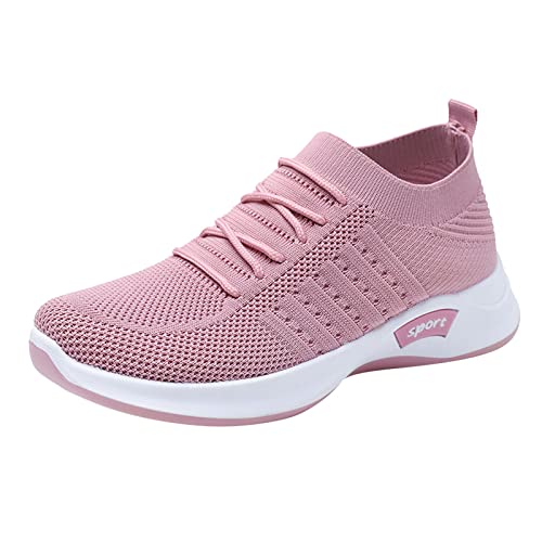 Generisch Freizeitschuhe Damen Laufschuhe Damen Trainingsschuhe Sportschuhe Basketball Schuhe Turnschuhe Joggingschuhe Orthopädische Schuhe Wanderschuhe Sommerschuhe Bequeme Leichte Mesh Atmungsaktiv von Generisch