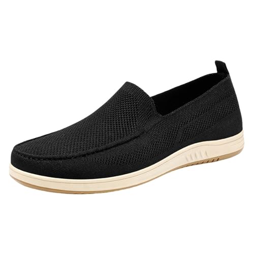 Generisch Freizeitschuhe Herren, Loafers Herren Atmungsaktiv Bootsportschuhe Low Top Walkingschuhe Slip On Schlupfschuhe Bequeme Arbeitsschuhe Orthopädische Halbschuhe Sport Joggingschuhe Sportschuhe von Generisch