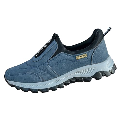 Generisch Freizeitschuhe Herren Schuhe,Outdoor Freizeit Wanderschuhe Herren,Einfarbig rutschfest Plateau,Bequeme Wanderschuhe Klettern Laufschuhe,Leichte Sportschuhe von Generisch