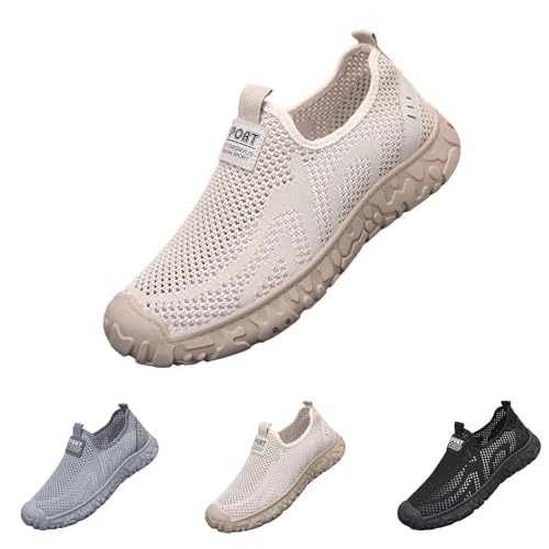 Generisch Freizeitschuhe Herren Sneaker, Herren Walkingschuhe Turnschuhe Sneakers Casual Walkingschuhe Leichte Laufschuhe Ohne Schnürsenkel Herrenschuhe Outdoor Sportschuhe rutschfeste Outdoorschuhe von Generisch
